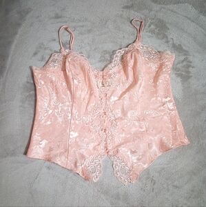 Vintage Victoria's Secret Gold Label Blush Pink Cami L